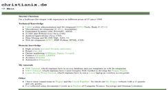 Desktop Screenshot of christianix.de