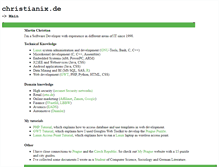 Tablet Screenshot of christianix.de